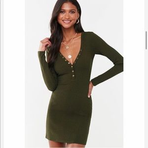 FOREVER 21 Ribbed mini dress